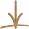 Ekena Millwork Davenport Timber Gable Bracket, Western Red Cedar, 96"W x 64"H x 3 1/2"D x 3 1/2"F, 16/12 Pitch GBW096X64X0404DAV00SWR - alternate 3